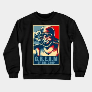 Macho man cream Crewneck Sweatshirt